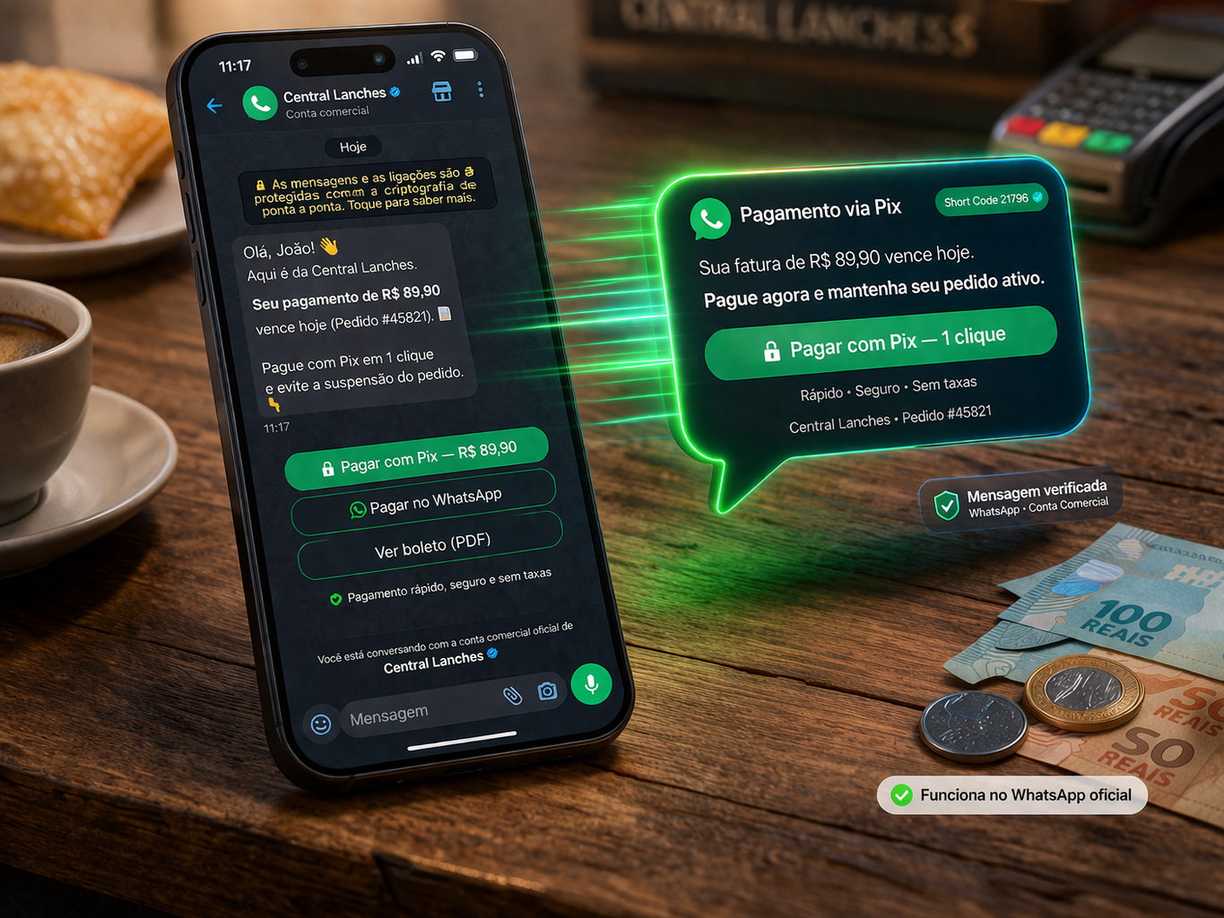 An&aacute;lise financeira no celular